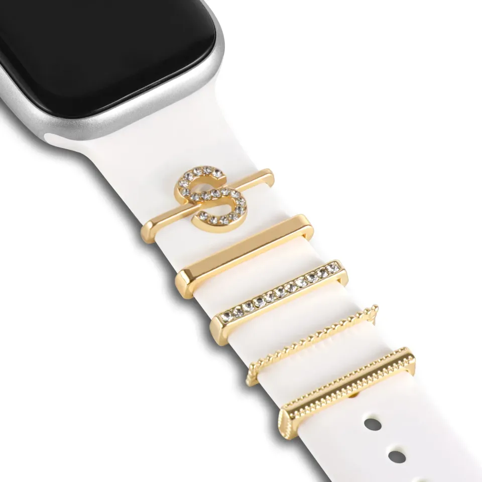 arktisband Apple Watch Charms Buchstabe S Gold