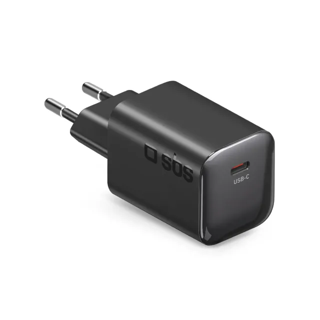 SBS USB-C Ladegerät 45W GaN PD 3.0 PPS Schwarz