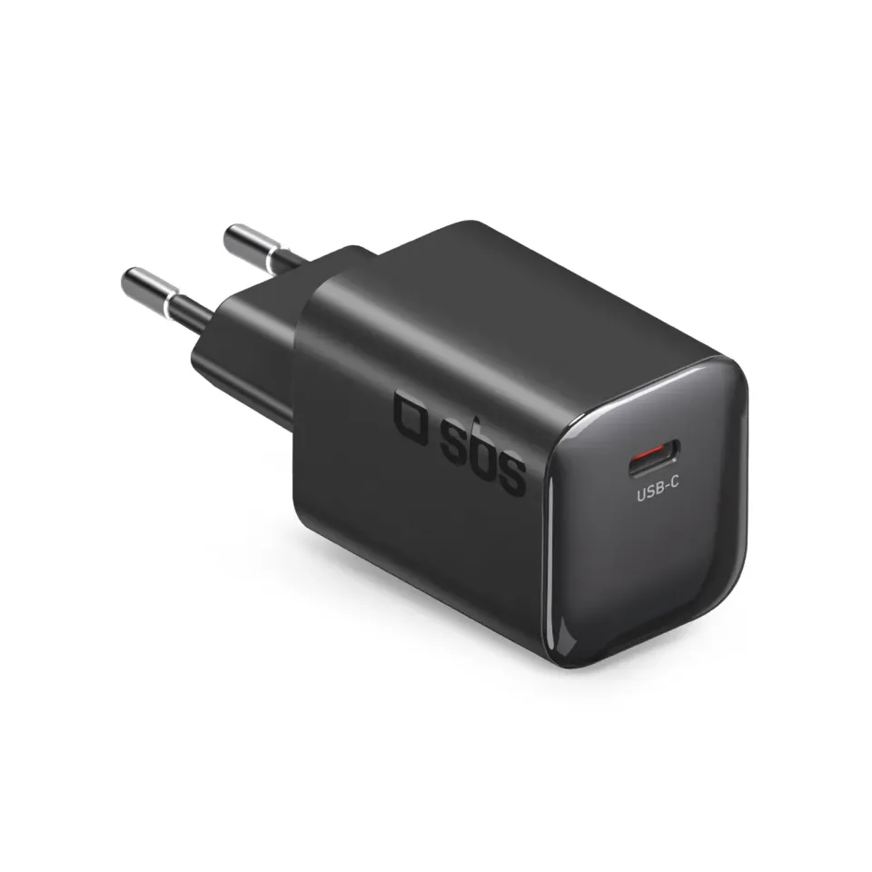 SBS USB-C Ladegerät 45W GaN PD 3.0 PPS Schwarz