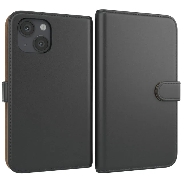 EAZY CASE iPhone 13 mini Klapphülle Book Schwarz Etui
