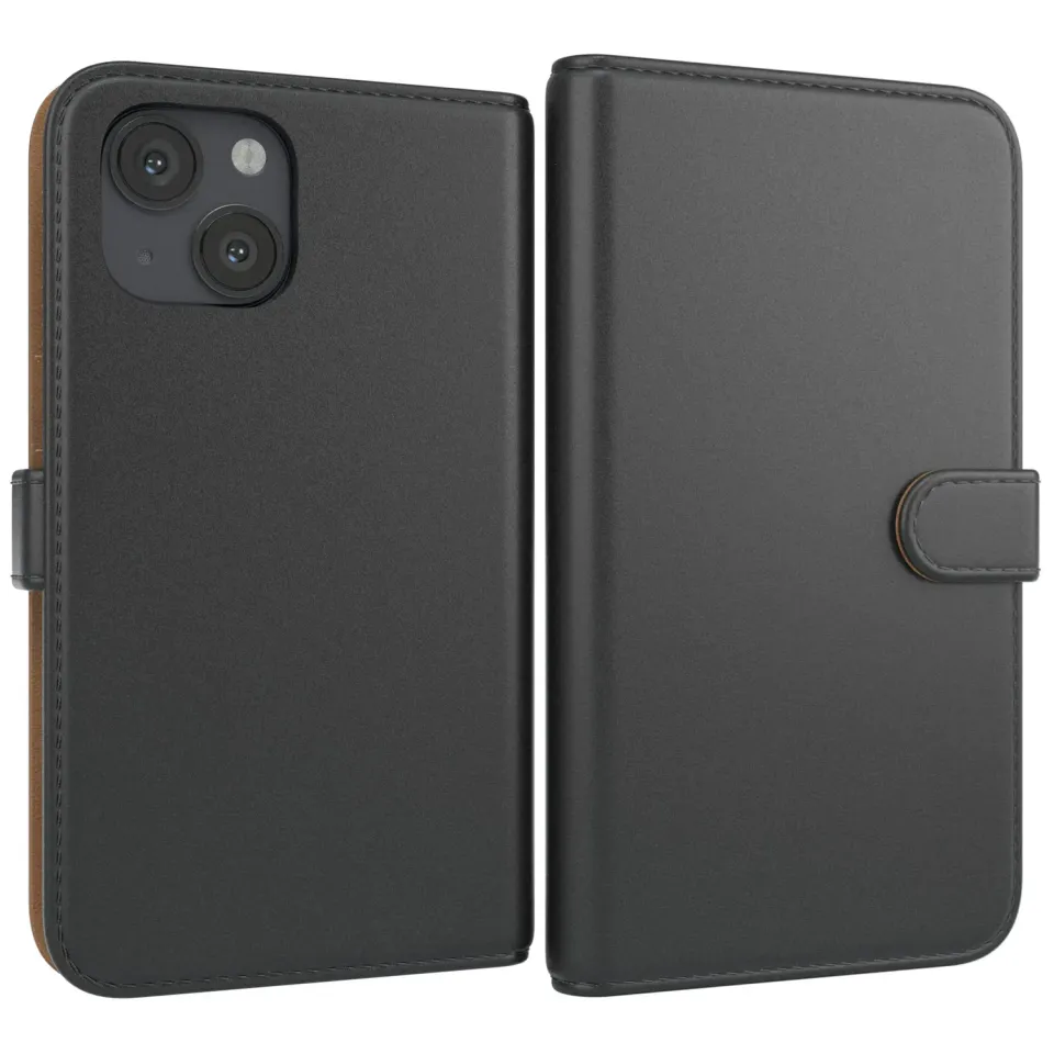 EAZY CASE iPhone 13 mini Klapphülle Book Schwarz Etui
