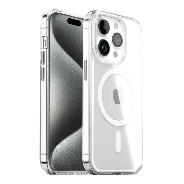 arktis CLEAR Case Hülle iPhone 15 Pro Max transparent MagSafe