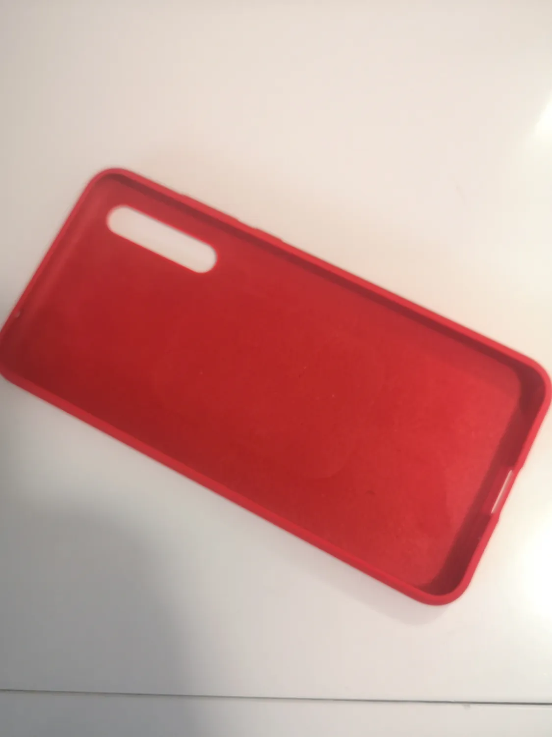 YATWIN Huawei P20 Pro Silikonhülle Rot Microfaser