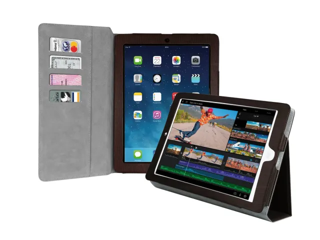 SBS Bookstyle iPad Air 9.7 Hülle Moka Kartenfächer
