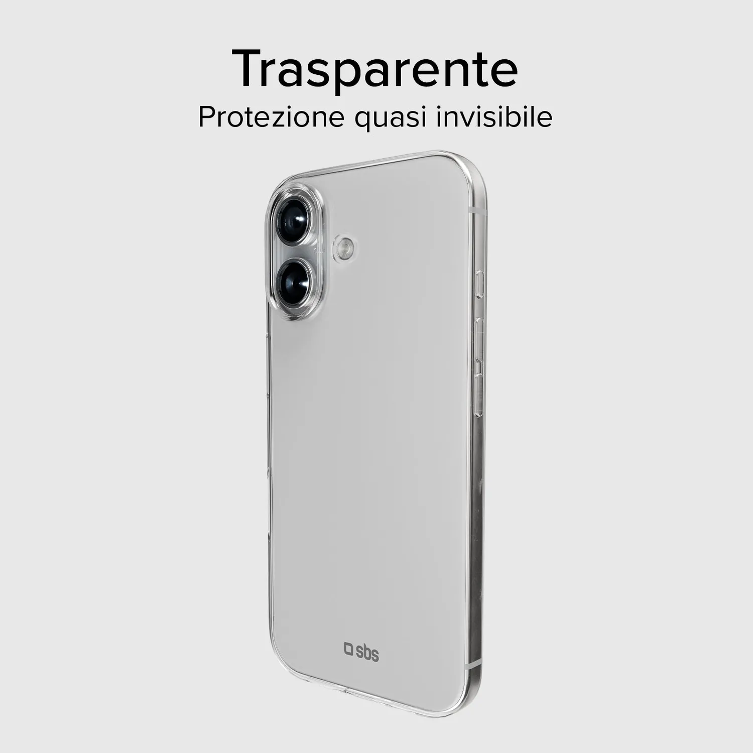 SBS Skinny iPhone 17 Handyhülle Transparent flexibel