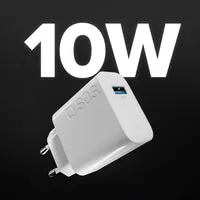 SBS 10W USB Reiseladegerät 2,1A weiss intelligent Laden
