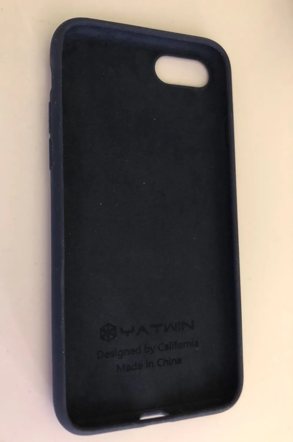 YATWIN iPhone SE 2022/2020/8/7 Silikon Hülle Schwarz griffig