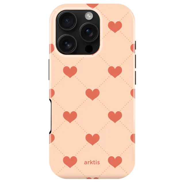 arktis Love iPhone 16 Pro Hülle mit MagSafe