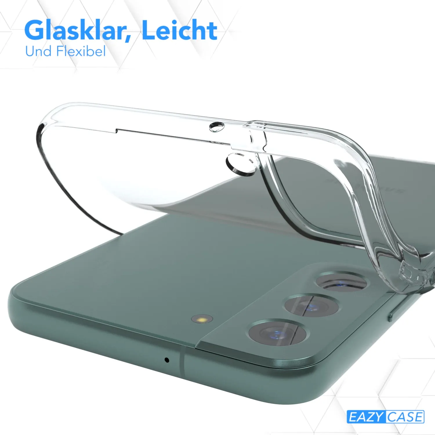 EAZY CASE Galaxy S22 5G Silikonhülle transparent 0,8 mm