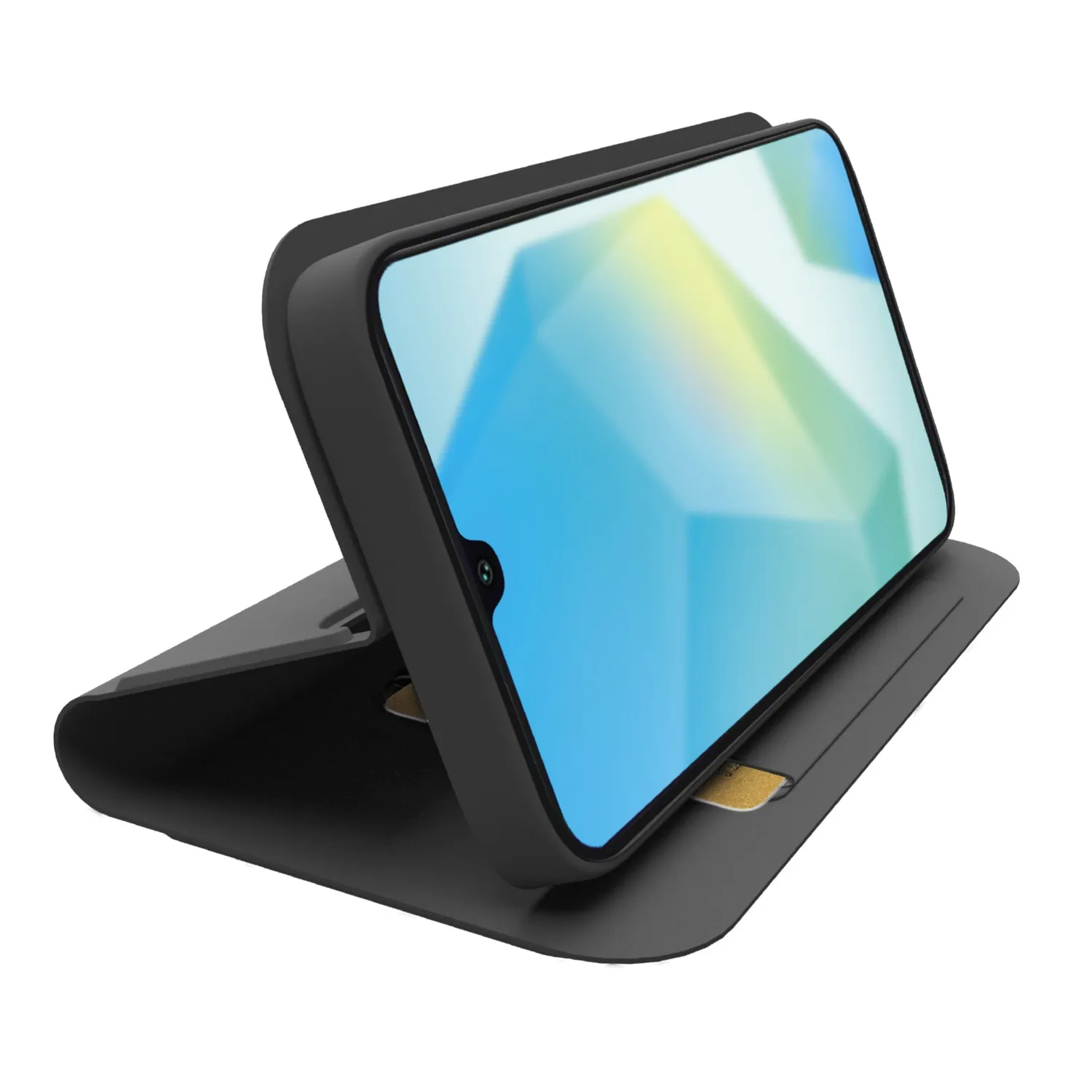 SBS Wallet Smooth Hülle Samsung A17 schwarz