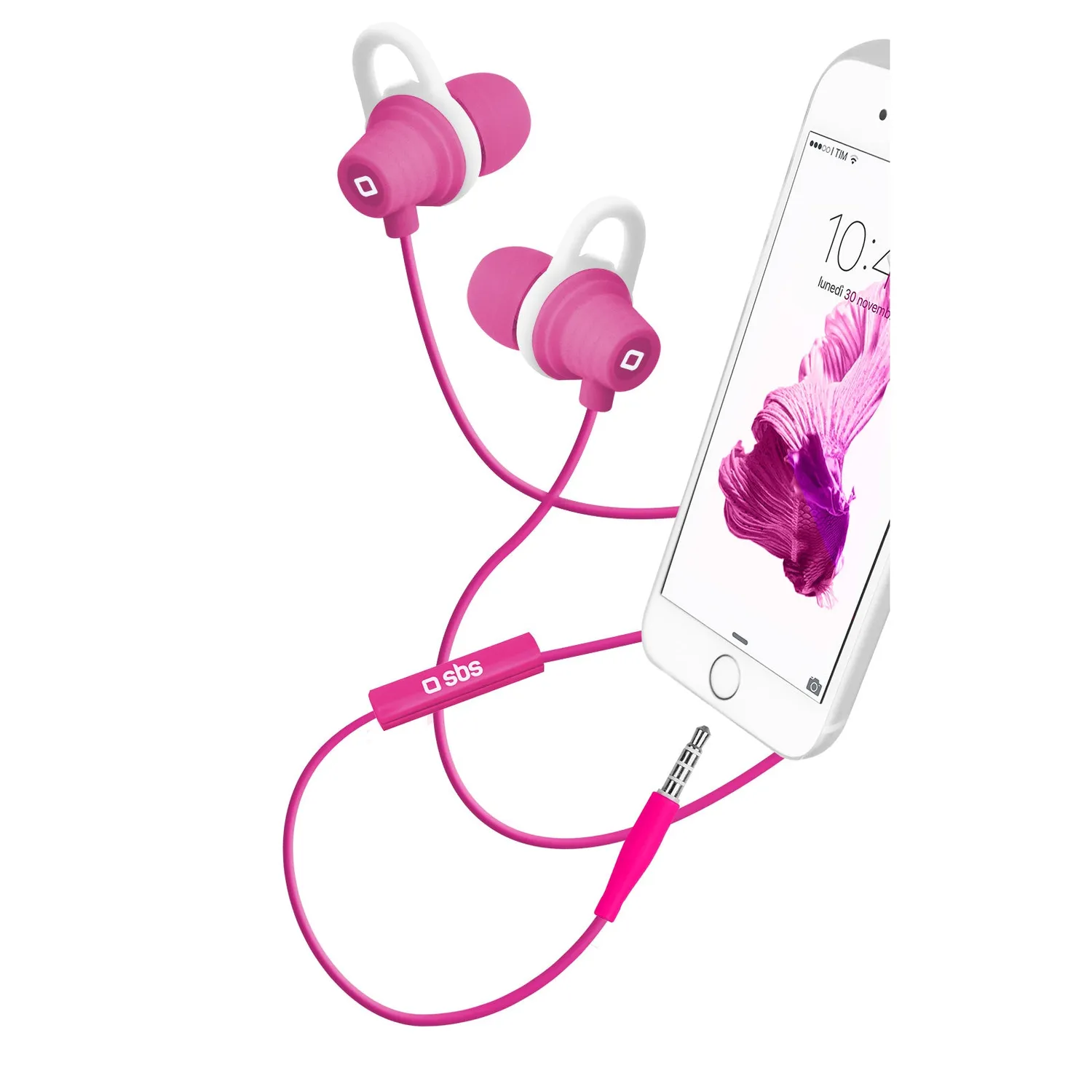 SBS Studio Mix 25 In-Ear Kopfhörer rosa mit Kabel