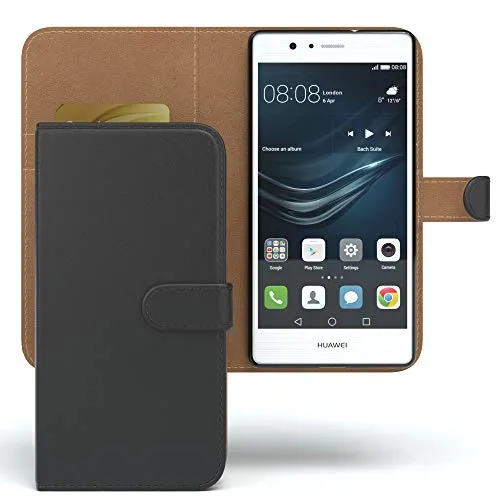 EAZY CASE Book Huawei P9 Lite 2016 Klapphülle Schwarz