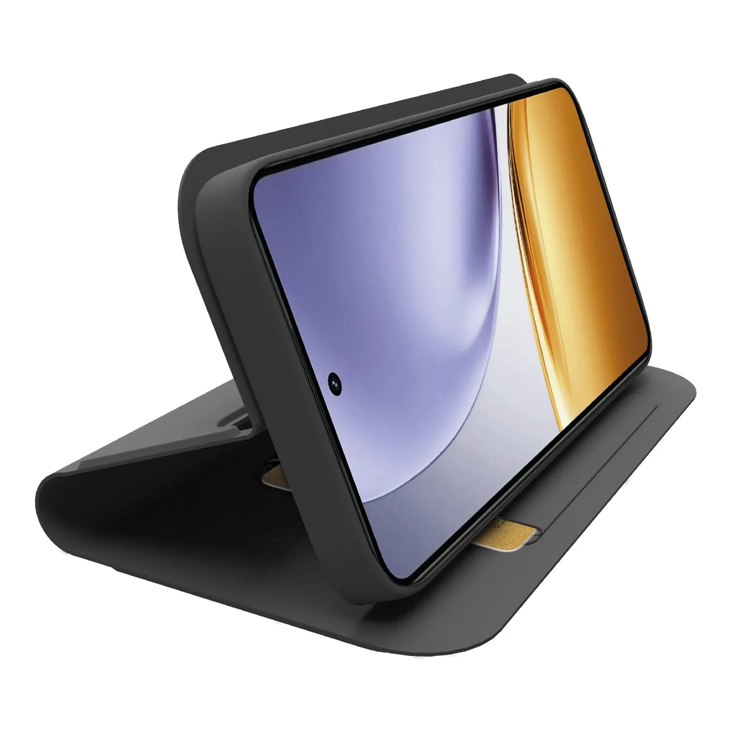 SBS Wallet Smooth Hülle Realme 14T 5G Schwarz Stand