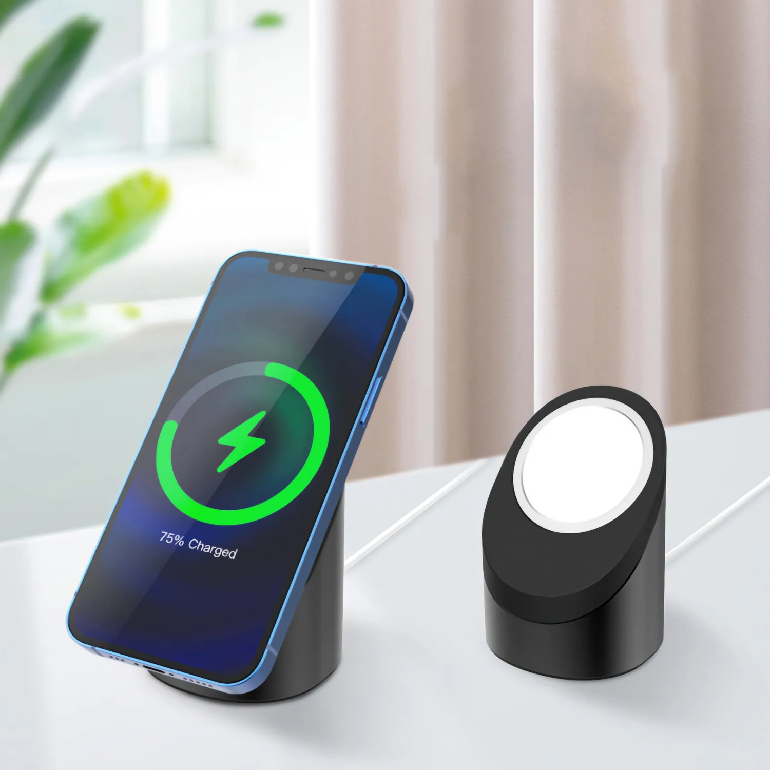 arktis NightStand MagSafe Ladestation silber
