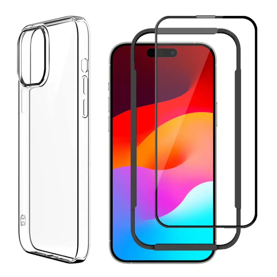 arktis iPhone 15 Pro Max PREMIUM Sparpaket Case + Glas