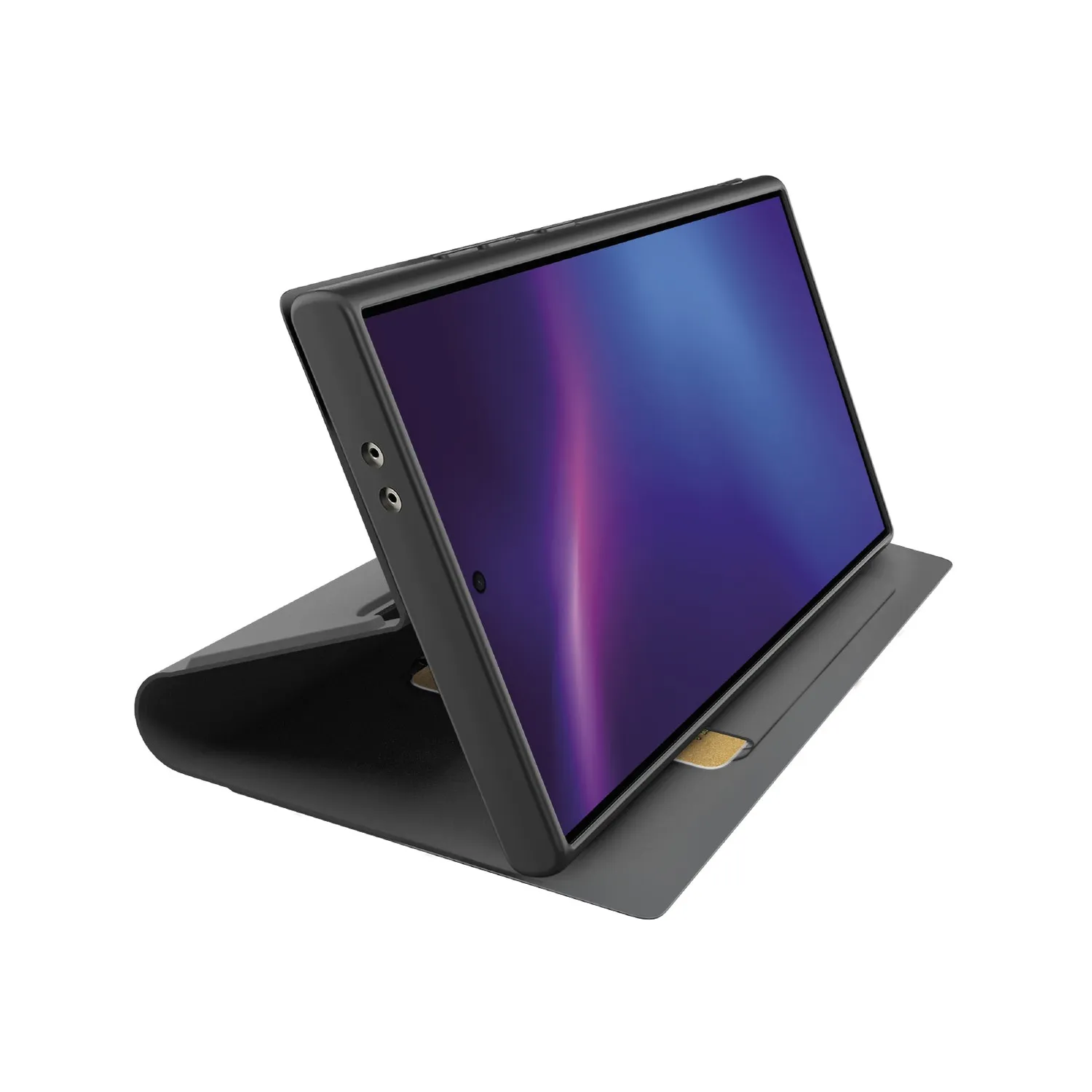 SBS Wallet Smooth Klapphülle Galaxy S24 Ultra Schwarz