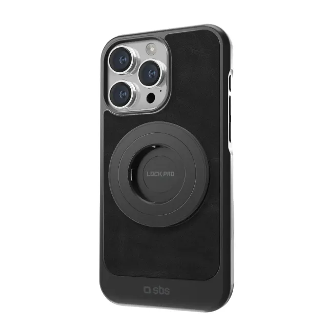 SBS LockPro iPhone 16 Pro Max Hülle Schwarz MagSafe