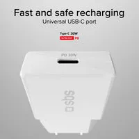 SBS 30W USB-C Wandladegerät GaN ultra-slim
