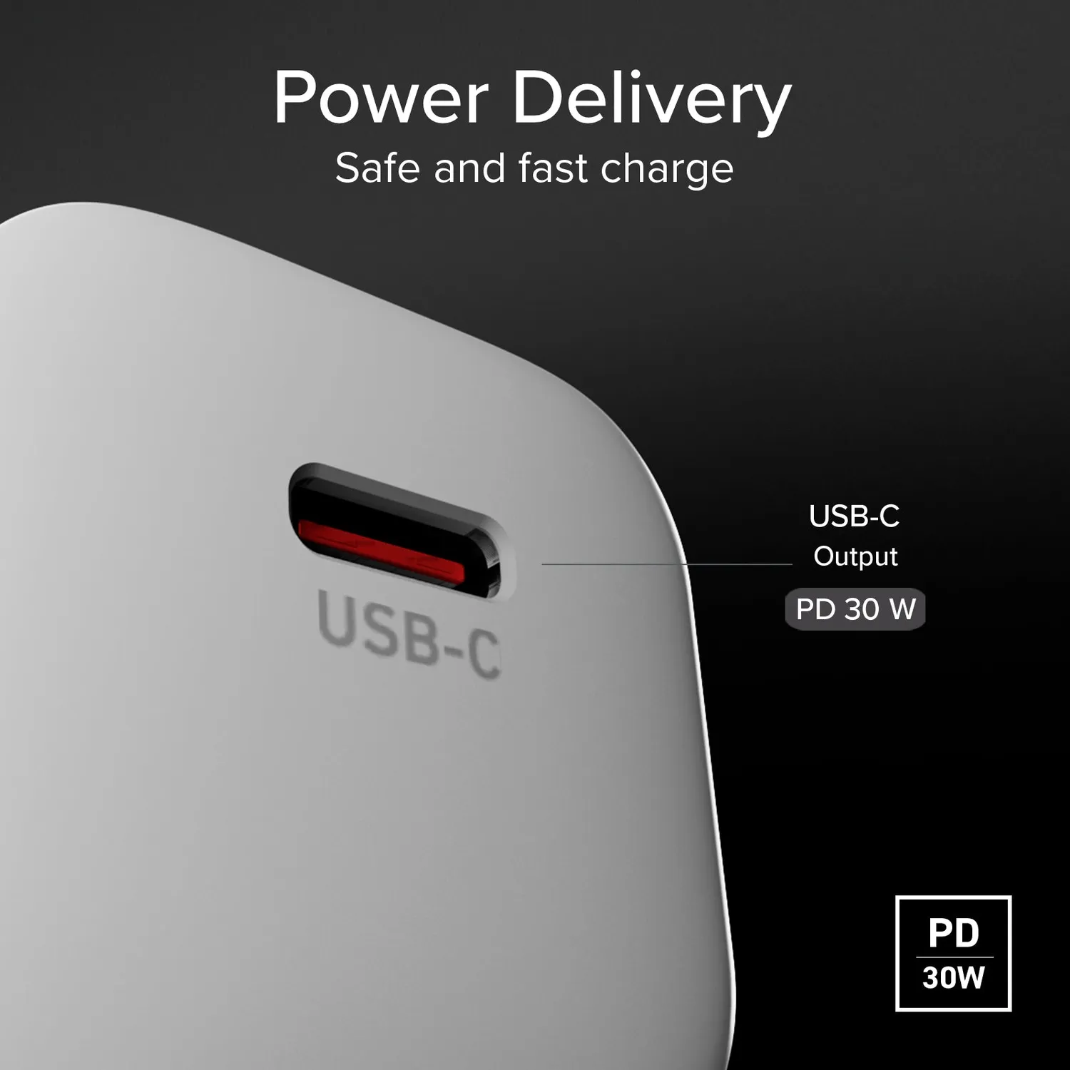 SBS 30W GaN Ladegerät + USB-C Kabel 1,5 m