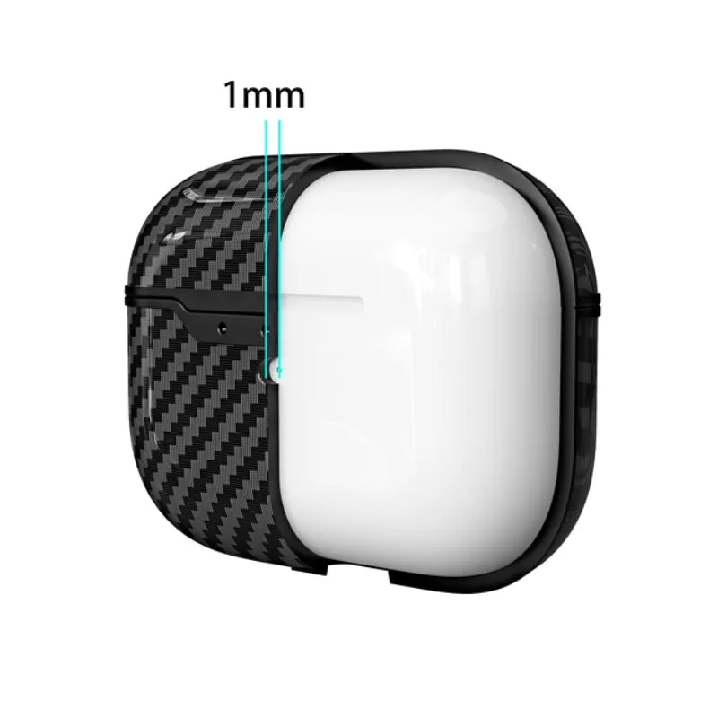 arktis Carbon AirPods Pro 3 Case mit Karabiner