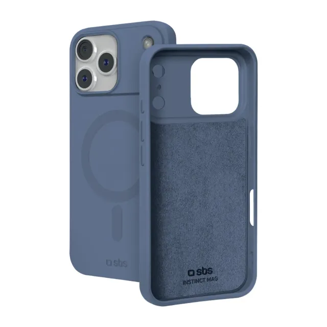 SBS Instinct Mag Hülle iPhone 17 Pro Max Blau TPU
