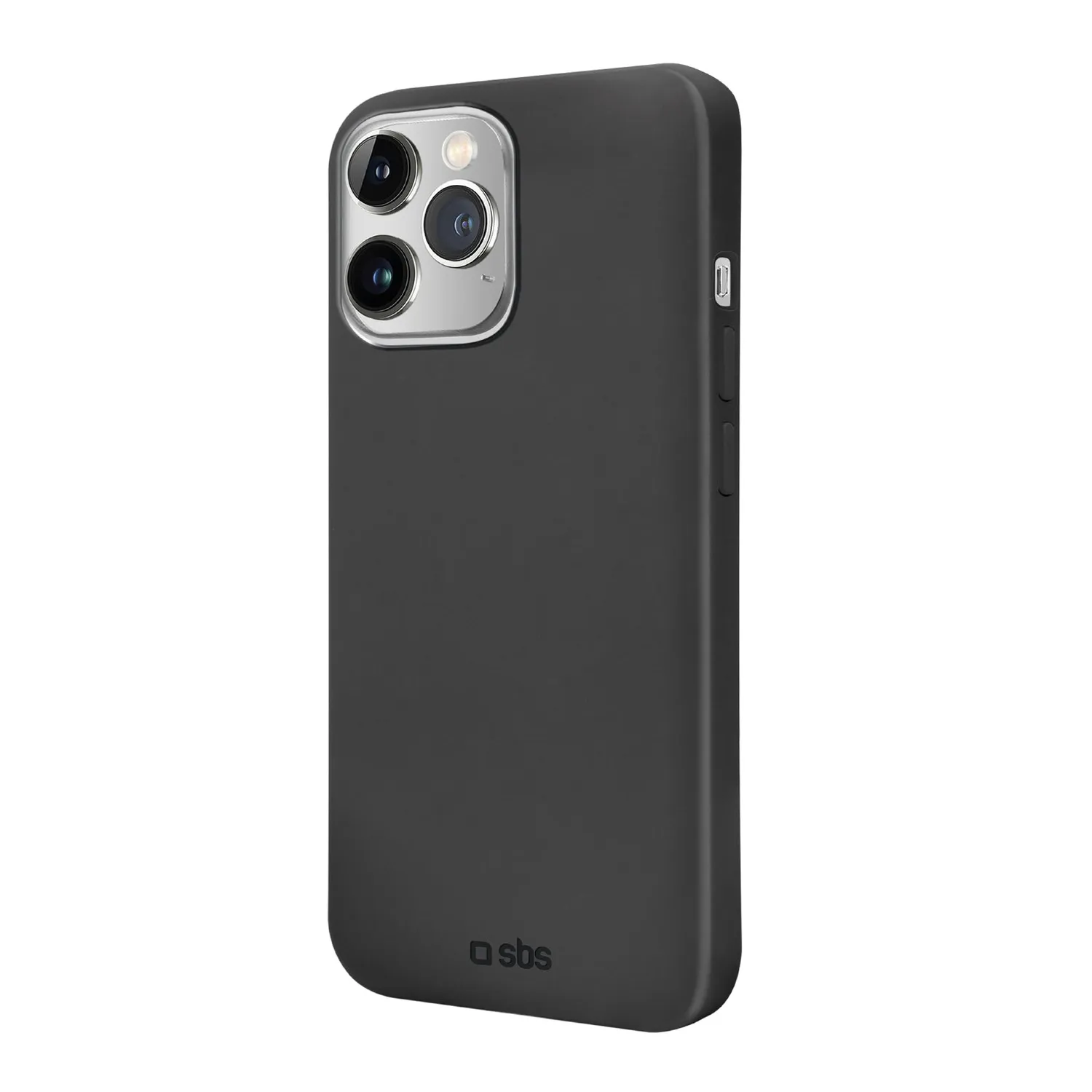 SBS Instinct Handyhülle iPhone 14 Pro Max Schwarz Mikrofaser