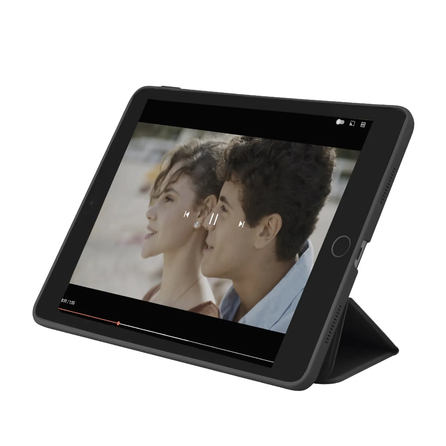 SBS Tech Book Case iPad Mini 7/6/5 Hülle Schwarz Stiftfach