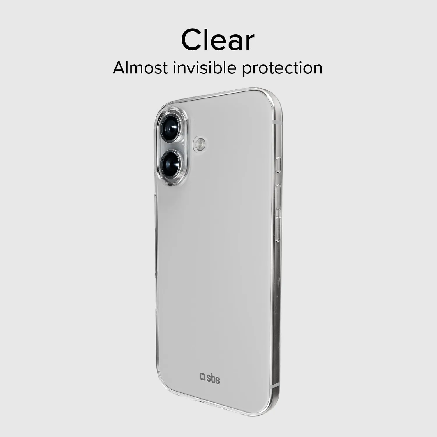 SBS Skinny iPhone 17 Handyhülle Transparent flexibel
