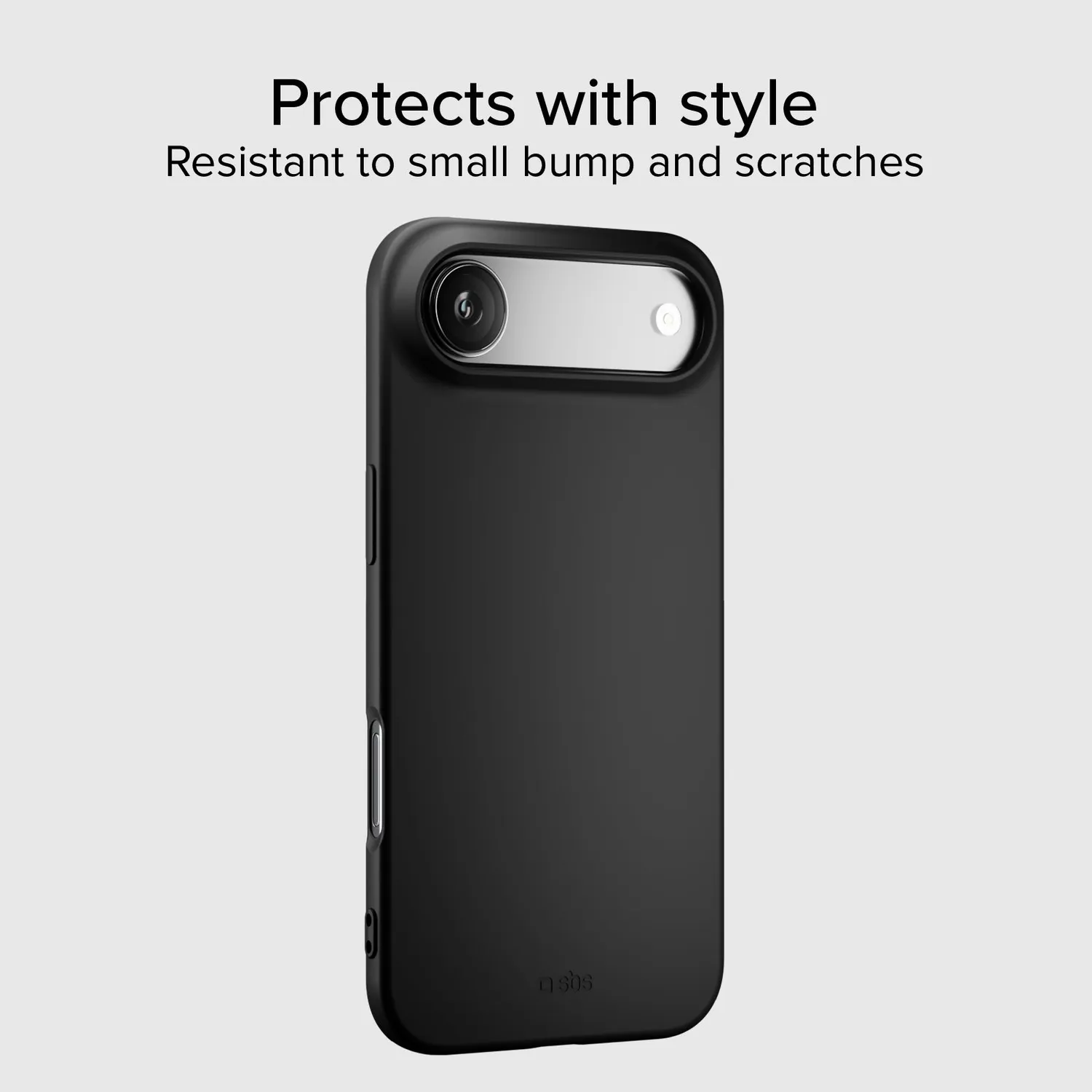SBS Instinct iPhone Air Hülle schwarz Mikrofaser