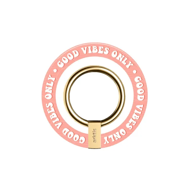 arktis Good Vibes MagSafe Ringhalter Gold Handy-Ring