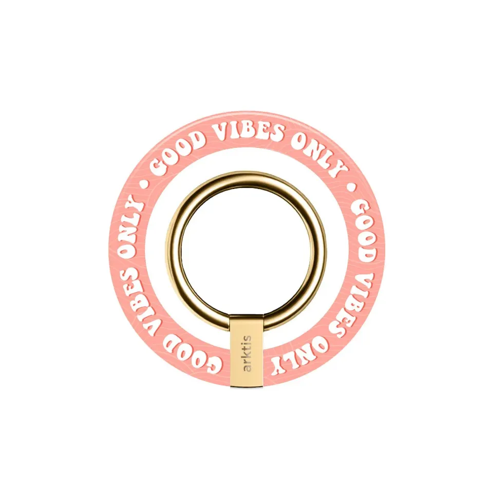 arktis Good Vibes MagSafe Ringhalter Gold Handy-Ring