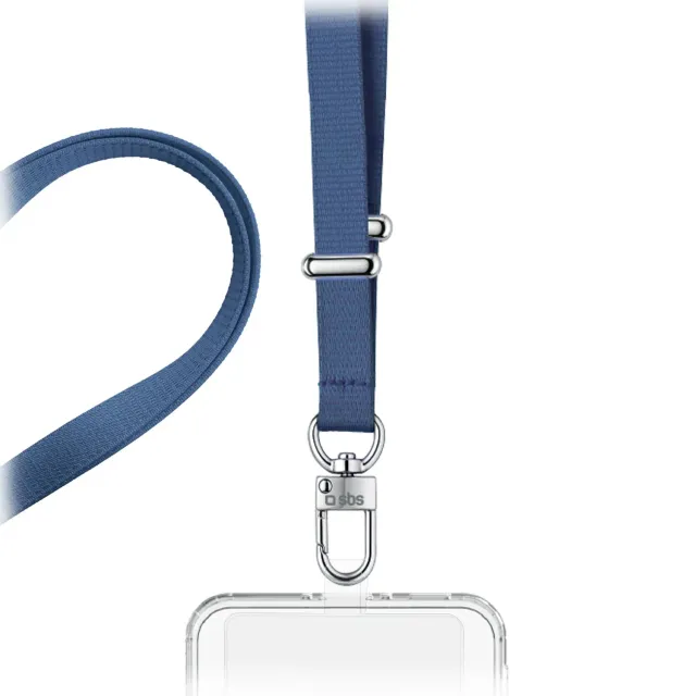 SBS Handyband universell 60-105cm blau verstellbar