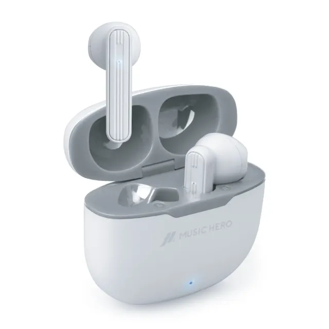 SBS Twin Flow True Wireless Kopfhörer Weiß Touch