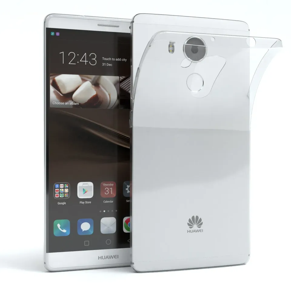 EAZY CASE Huawei Mate 8 Silikonhülle Transparent
