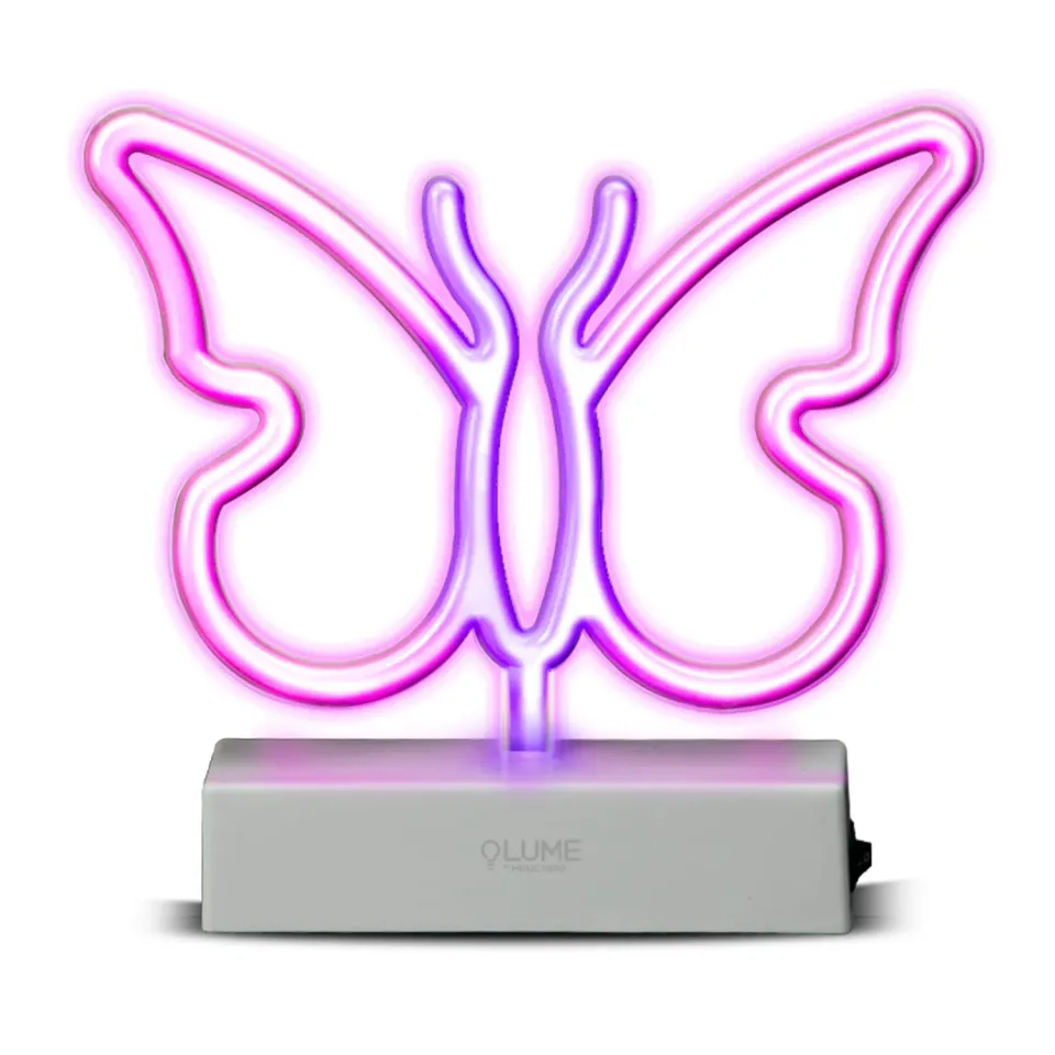 SBS Pink Butterfly Vibes LED-Neonleuchte Schmetterling