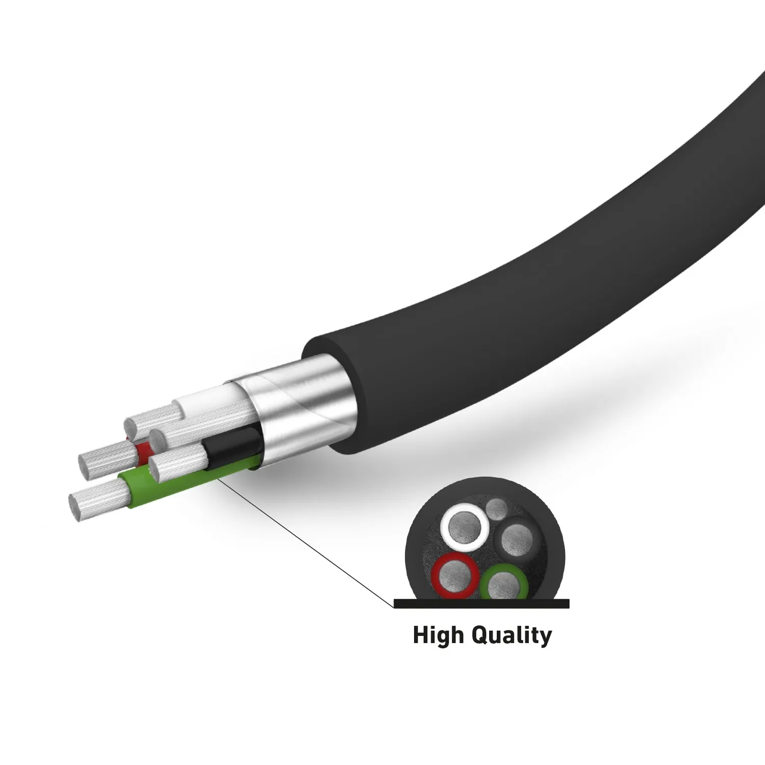 SBS 10W Auto Ladegerät 2xUSB mit USB-C Kabel Schnell
