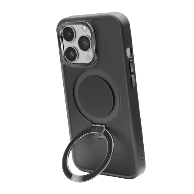 SBS Mag Stand iPhone 14 Pro Hülle Schwarz MagSafe
