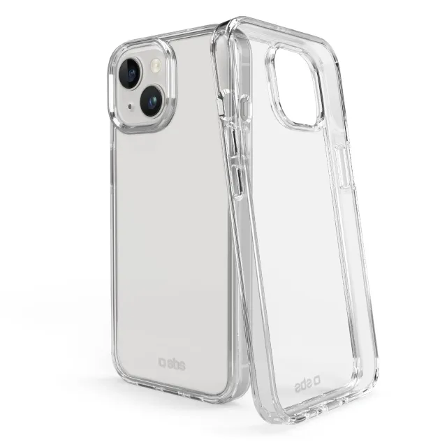 SBS Hybrid Case iPhone 15 Plus Hülle transparent recycelt