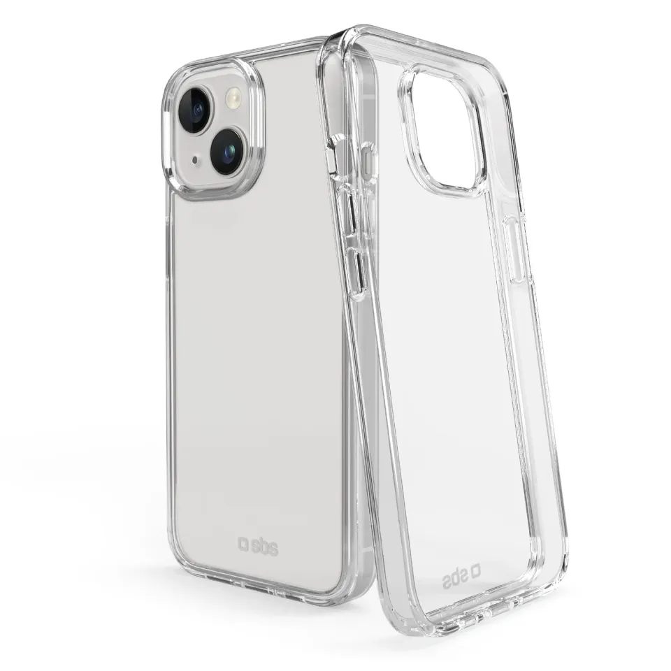 SBS Hybrid Case iPhone 15 Plus Hülle transparent recycelt