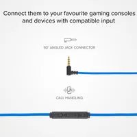 SBS Gaming In-Ear Headset Kabel Mikrofon 3,5mm