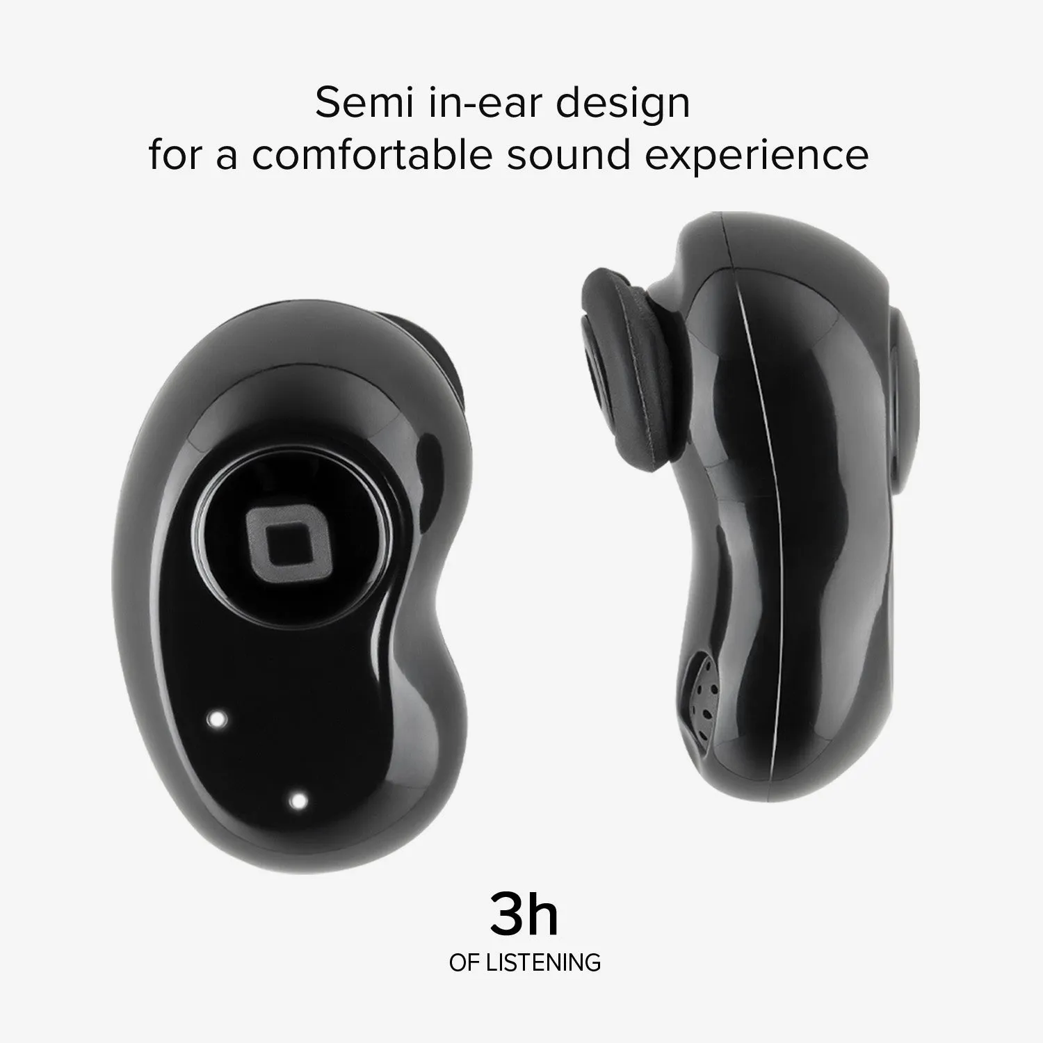 SBS Twin Black Gem True Wireless Kopfhörer In-Ear