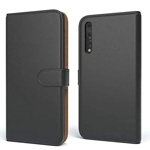 EAZY CASE Huawei P20 Pro Klapphülle Schwarz mit Standfunktion