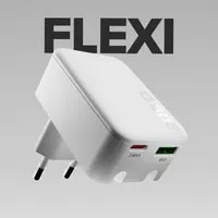 SBS Flexy 65W Wandladegerät USB-C PD Schnellladen