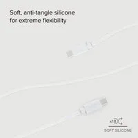SBS Polo USB-C Kabel 1,5m weiß Silikon