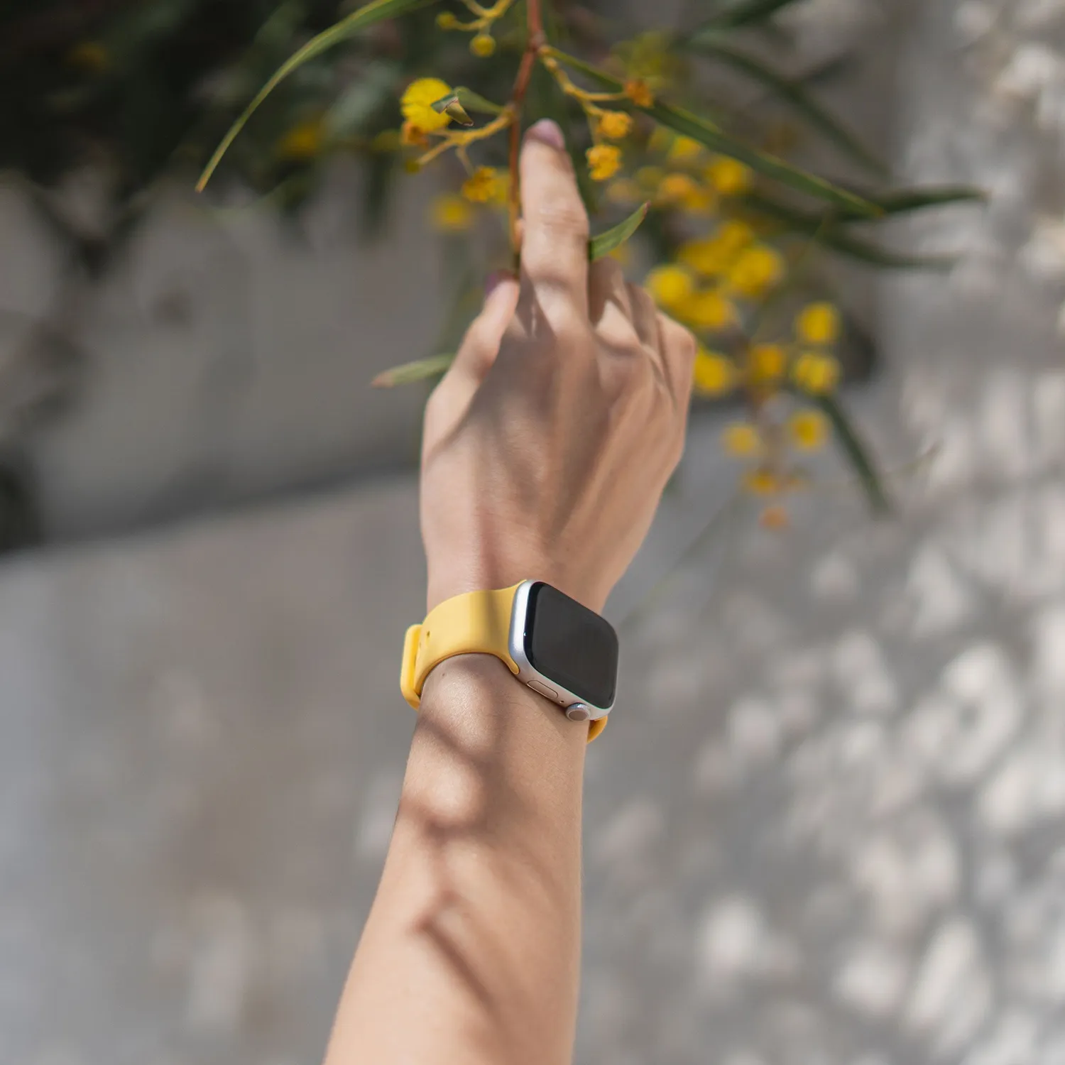 arktisband Sport Silikonarmband Apple Watch schweißfest