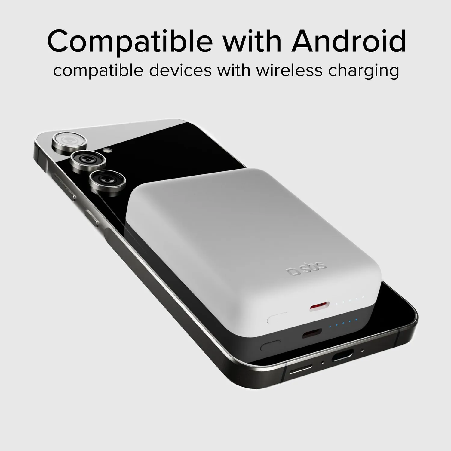 SBS Powerbank 5000mAh Wireless MagSafe kompakt