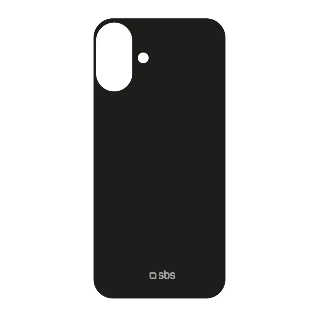 SBS D3O iPhone 16 Plus Handyhülle Schwarz Sturzschutz