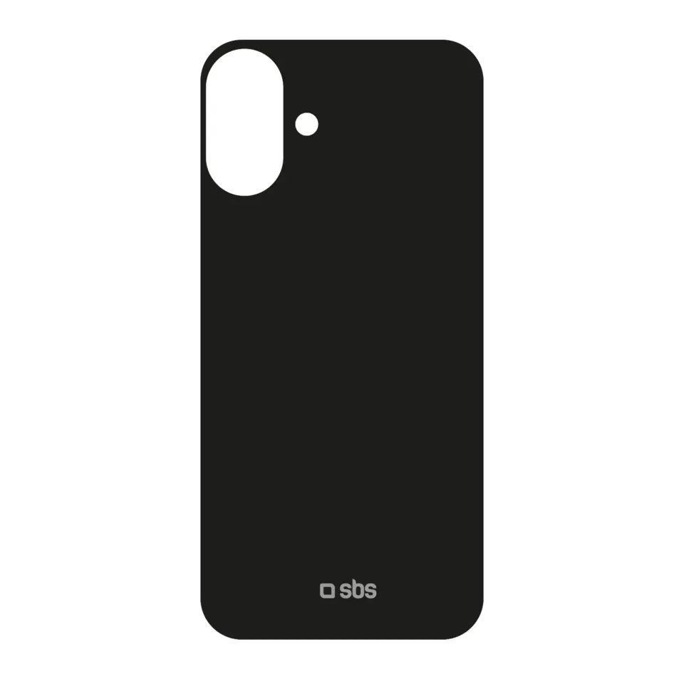 SBS D3O iPhone 16 Plus Handyhülle Schwarz Sturzschutz