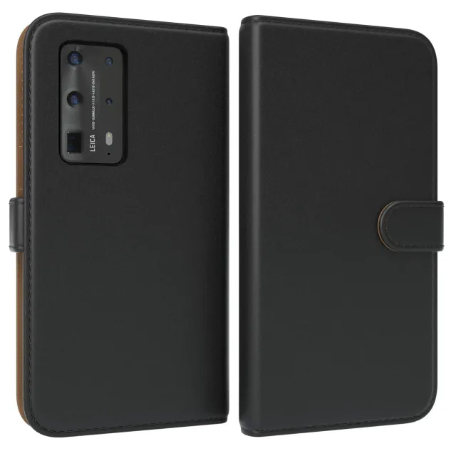 EAZY CASE P40 Pro Plus Klapphülle Schwarz Leder