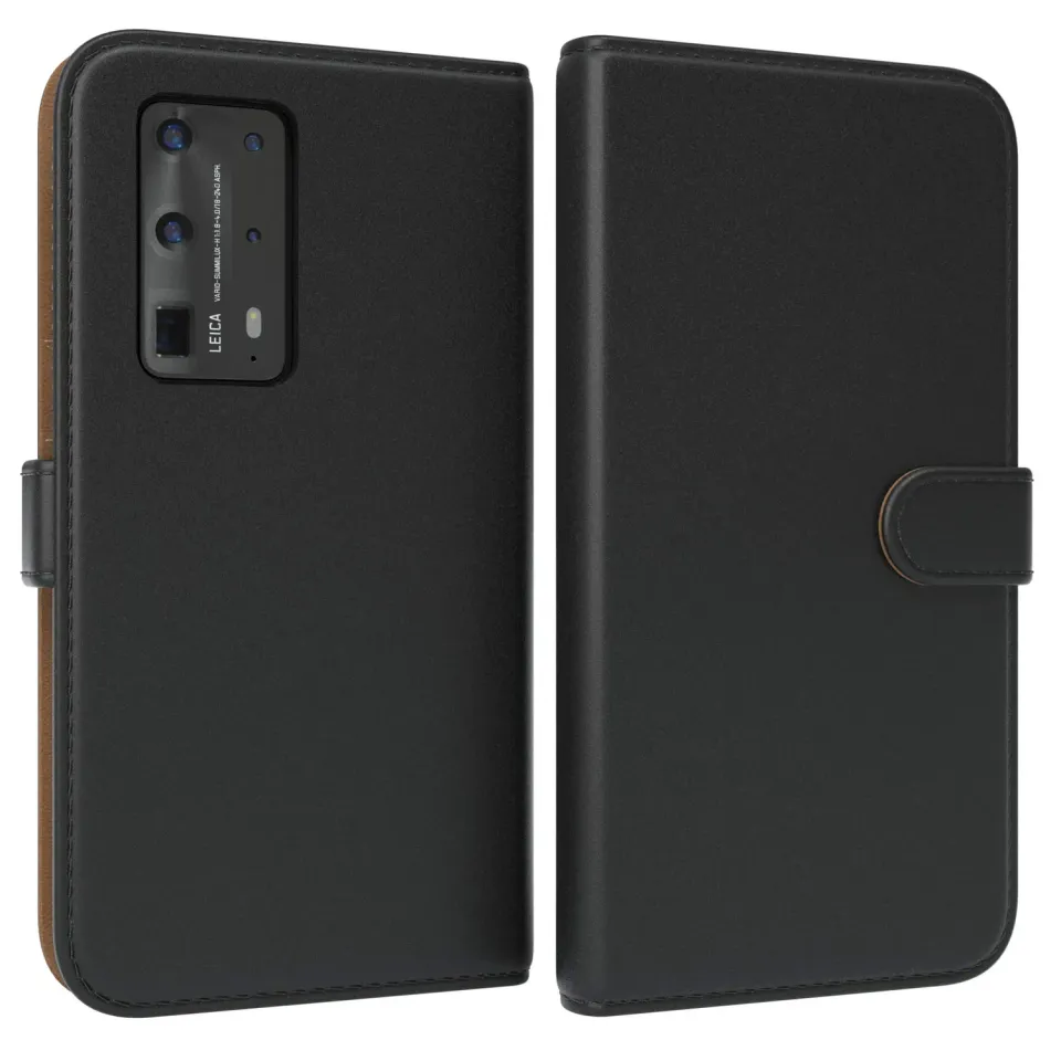 EAZY CASE P40 Pro Plus Klapphülle Schwarz Leder
